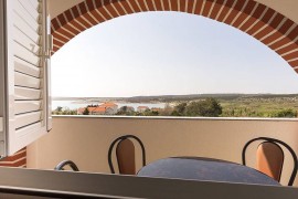 Appartamento in Novaglia (Novalja) con vista mare, terrazzo, Climatizzazione, Wifi (3565-10), Croatia, Novaglia, Pag