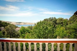 Appartamento in Loparo (Lopar) con vista mare, terrazzo, Climatizzazione, Wifi (4229-1), Croatia, Loparo, Rab