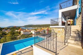 Villa Lapida con Piscina e Vista Mare, Croatia, Supetarska Draga, Rab