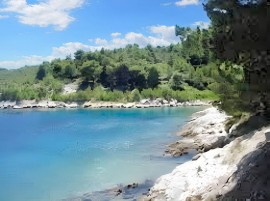 Appartamento spazioso a Zlarin + terrazza, Croatia, Isole della Dalmazia