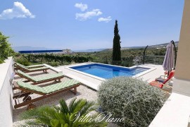 Elegante villa ***** con piscina riscaldata e vista mare, Wifi gratuito, Croatia, Traù, Regione spalatino-dalmata