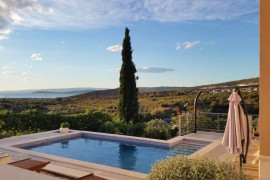 Elegante villa ***** con piscina riscaldata e vista mare, Wifi gratuito, Croatia, Traù, Regione spalatino-dalmata