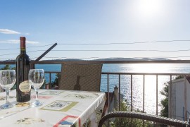 Apartments Mastelić - One Bedroom Apartment with Balcony and Sea View, Croatia, Traù, Ciovo