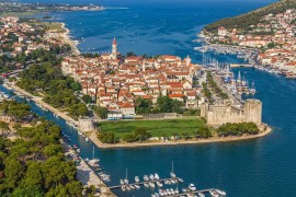 Appartamento in Traù (Trogir) con vista mare, terrazzo, Climatizzazione, Wifi (3459-3), Croatia, Traù, Ciovo