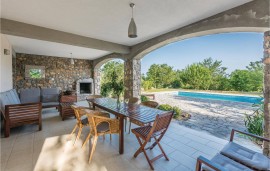 Casa vacanza per 8 persone con giardino, Croatia, Linardici, Krk (Croazia)