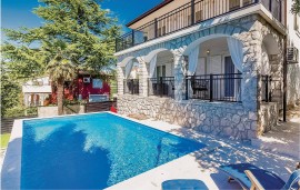 Casa vacanza per 6 persone con terrazza, Croatia, Njivice, Krk (Croazia)