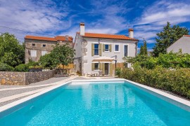 Casa vacanza Frane con piscina, Croatia, Kornic, Krk (Croazia)