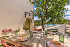 Casa vacanza Frane con piscina, Croatia, Kornic, Krk (Croazia)