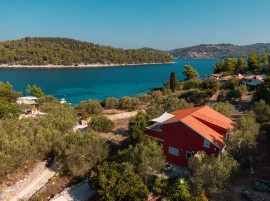 Casa Robinson in Vallegrande (Vela Luka) con vista mare, terrazzo, Climatizzazione, Wifi (3439-1)