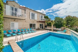 Villa fronte mare con 7 camere da letto, terrazza sul mare, piscina riscaldata, Croatia, Mirca, San Pietro di Brazza