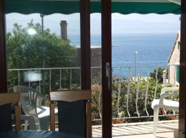 Appartamento in Vallo della Brazza (Bol) con vista mare, balcone, Climatizzazione, Wifi (652-1)