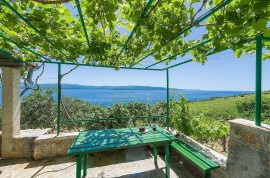 Casa di vacanza in Murvica con vista mare, terrazzo, Climatizzazione, Wifi (146-6)