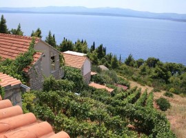 Casa di vacanza in Murvica con vista mare, terrazzo, Climatizzazione, Wifi (146-6)