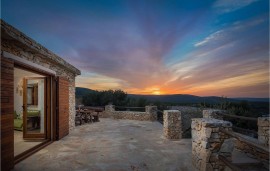 Villa rustica Mario con piscina, vista mare, vista panoramica, zona tranquilla, barbecue, famiglia