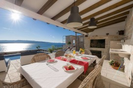 Villa Lipa-Brac - splendida villa con vista sul mare, piscina, vicino alla spiaggia