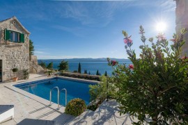 Villa Lipa-Brac - splendida villa con vista sul mare, piscina, vicino alla spiaggia