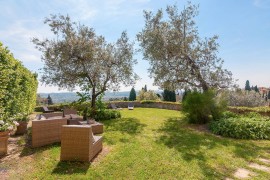 Villa per famiglie 'Ridente - Settignano' con vista su Firenze, giardino e piscina