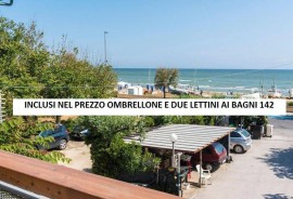 Se005 - Senigallia, trilocale sul mare con spiaggia inclusa