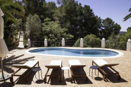 Distinguished Cala Llonga Villa | 4 Bedrooms | Villa Victoria | Private Setting | Close to Sea, Spain, Santa Eularia des Riu, Ibiza Est