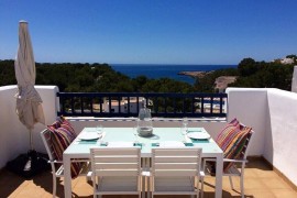 Authentic Mediterranean penthouse with sea view and private pool, Spain, Cala Tarida, Sant Josep de sa Talaia