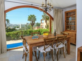 Villa con vista mare con AC, parcheggio, cucina e balcone, Spain, Santa Eularia des Riu, Ibiza Est