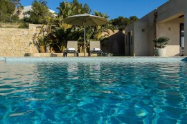 Villa Getaway: 250mq, vicino alla spiaggia di s'Arenal, Spain, Cala Saladeta, Sant Antoni de Portmany