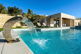 Villa Getaway: 250mq, vicino alla spiaggia di s'Arenal, Spain, Cala Saladeta, Sant Antoni de Portmany