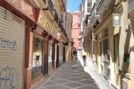 Tranquillo nel centro storico di Malaga, Spain, Malaga Centro Historico, Malaga