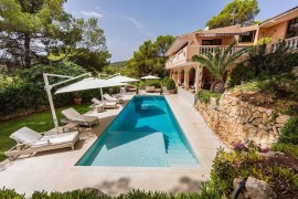 * * Escl. Villa in stile spagnolo, migliore posizione, vista mare, 2 auto, 1 cameriera **, Spain, Son Vida, Palma di Maiorca