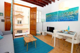 Appartamento vacanze per 3 persone con balcone, Palma Old Town, Palma di Maiorca