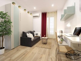 Monolocale per 2 persone con balcone, Spain, Centro (Madrid), Madrid