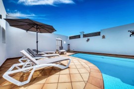 Villa Rosa, piscina privata, aria condizionata, Spain, Playa del Cable, Arrecife