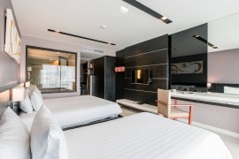 Suite Ampio monolocale con vasca idromassaggio di fronte a Pa Tong Beach, Patong Beach, Provincia di Phuket