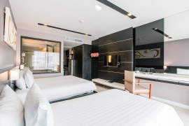 Suite Ampio monolocale con vasca idromassaggio di fronte a Pa Tong Beach, Patong Beach, Provincia di Phuket