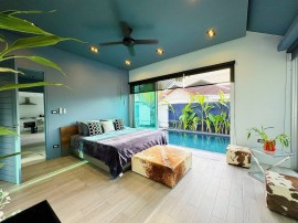 Villa contemporanea con piscina safari 3bd vicino alla spiaggia di Nai Yang, Thailand, Provincia di Phuket