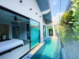 Elegante villa con piscina da 3 camere a piedi dalla bellissima spiaggia di Naiyang, Thailand, Provincia di Phuket