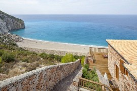 Milos Beach Poseidon, Greece, Agios Nikitas, Grecia