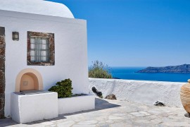 Villa Coastside con letto matrimoniale e letto a castello, Greece, Firostefani, Thera