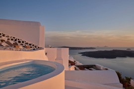 Villa Coastside con letto matrimoniale e letto a castello, Greece, Firostefani, Thera