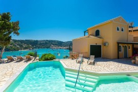 Alexander: Large Private Pool, Walk to Beach, Sea Views, A/C - 264, Greece, Lakka, Passo