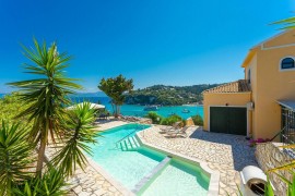 Alexander: Large Private Pool, Walk to Beach, Sea Views, A/C - 264, Greece, Lakka, Passo