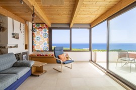 Appartamento 'Dream In The Sky' con vista mare, Wi-Fi e aria condizionata, Italia, Cala Gonone, Dorgali