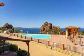 Appartamento Villetta L'Estasi - Tanca Piras con vista mare, piscina e Wi-Fi, Italia, Nebida, Iglesias