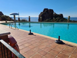 Appartamento Villetta L'Estasi - Tanca Piras con vista mare, piscina e Wi-Fi, Italia, Nebida, Iglesias