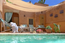 Riad di charme e Douiria, piscina sulla terrazza - di Feelluxuryholidays, Morocco, Marrakech, Marrakech-Tensift-El Haouz region