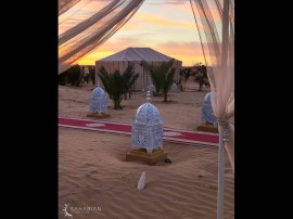 Merzouga Desert Camp e giro in cammello, Morocco, Taouz, Meknès-Tafilalet region