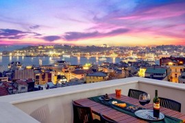 Million $ views! Penthouse: private terrace, style, Turkey, Beyoğlu, Istanbul