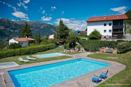 Monolocale 'Spiess' con vista sulle montagne, piscina in comune e Wi-Fi