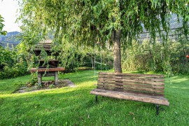 Appartamento 'Erlengut Meran' con vista sulle montagne, piscina in comune e Wi-Fi, Lana di Sotto, Lana