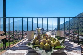 Appartamento per vacanze nel bellissimo vigneto 'Crotto Palma' con vista lago e Wi-Fi